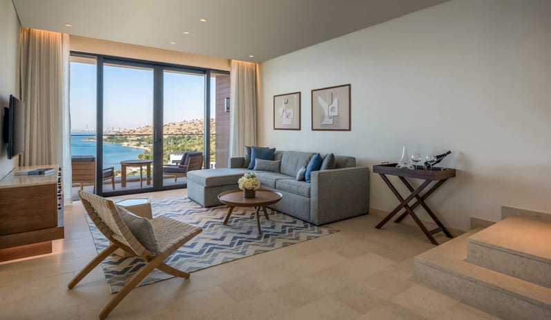 AMARA HOTEL - ROOFTOP DELUXE SUITE WITH PRIVATE POOL LIVING ROOM